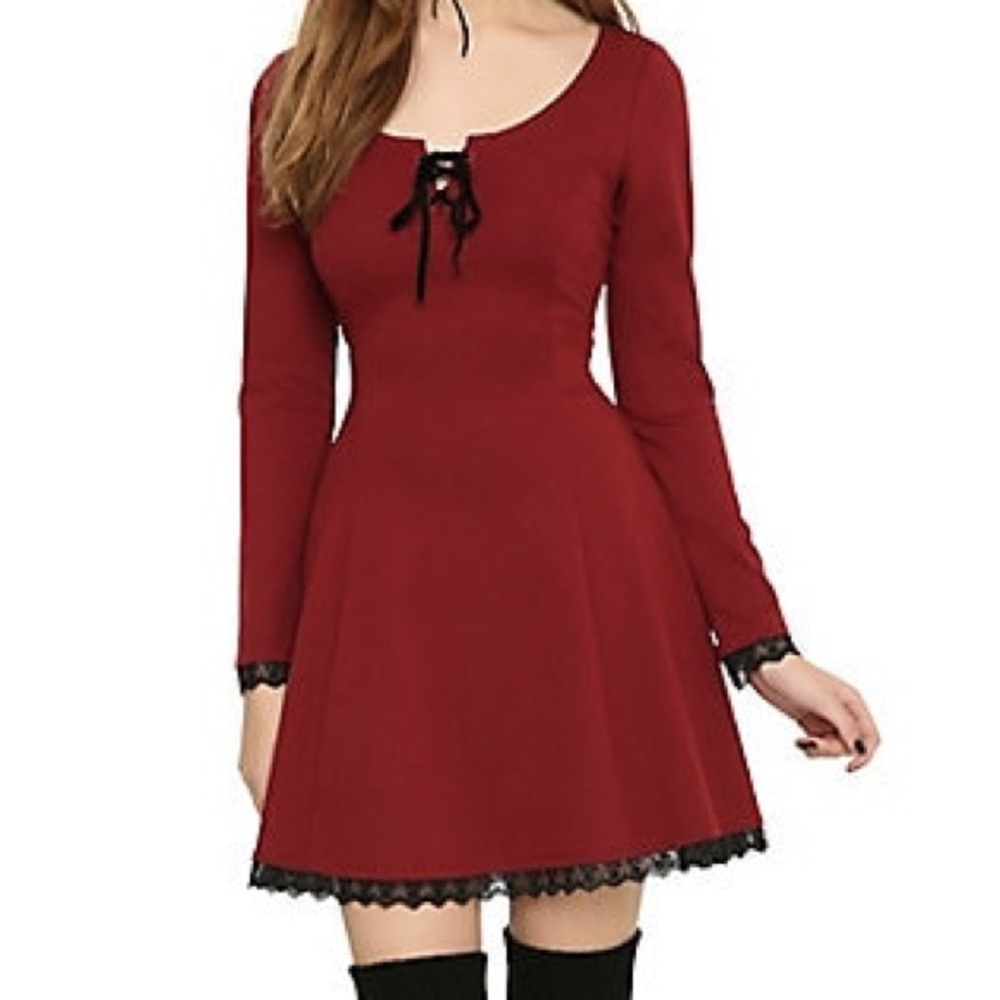 Red dress